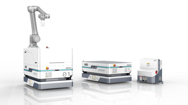 SG胜游數位開發的自主式移動機器人（AMR250M），搭配全向輪並結合AI演算法、2D LiDAR、3D攝影機等技術，協助客戶實現產線全自動化